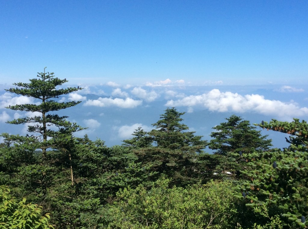 Mont Gongga vue du mont Emei