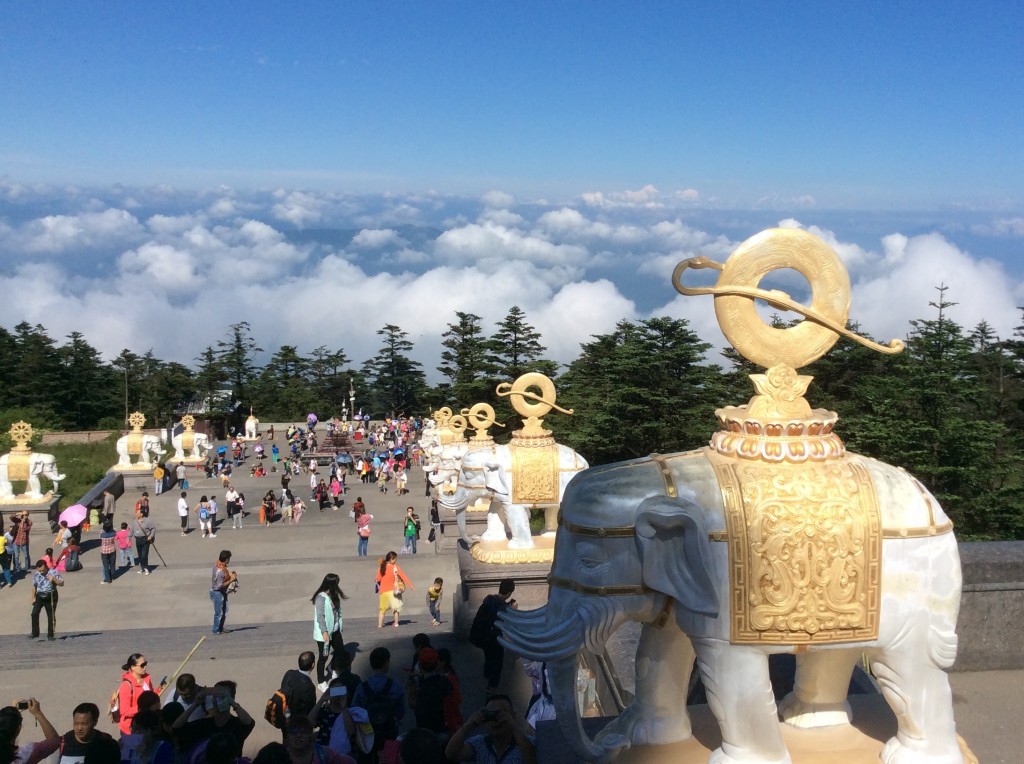 Mer de nuages mont Emei