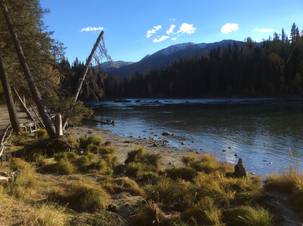 Paysage lac Kanas