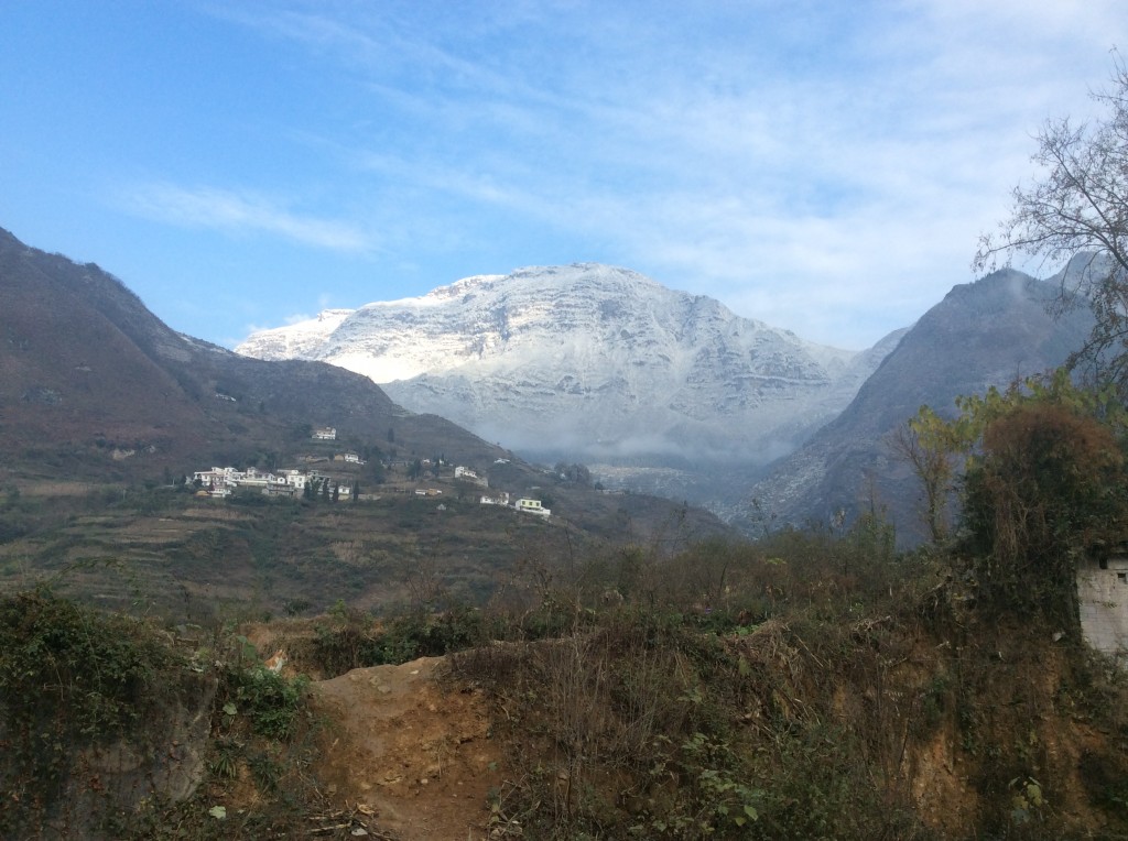 montagne neige Leibo Sichuan