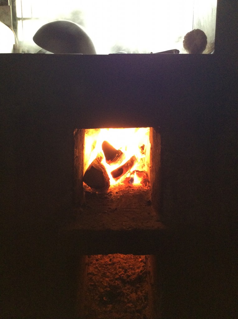 Foyer cuisinière à bois